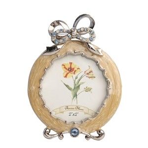 Ashleigh Manor Photo Frame Bow Jeweled Fits 2''x2'' Photo
